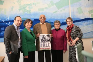Raed Debiy, Baroness Jenny Tonge, Ahmed Kathrada, Barbara Hogan, Sara Apps 